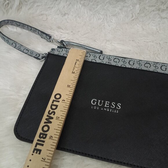 Guess Women's Black Pouch Wristlet - Picture 8 of 8
